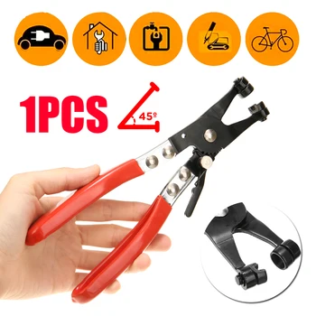 

1pc 45 Degree Swivel Jaw Locking Car Pipe Hose Clamp Plier Fuel Coolant Clip Steel Tool For Car Water Pipe Removal Tool