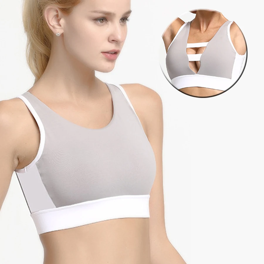 

Push Up Wirefree Removable Pad Quick Dry Sports Reversible Bra Breathable Comfortable Sexy Soft Gym Fitness Yoga Pilates Bra