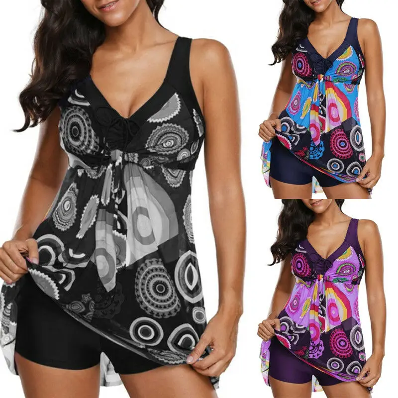 

Tankini Women Plus Size Swimwear Swimsuit Beachwear Bikini Bathing Suit