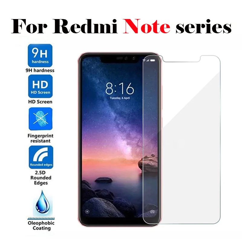 Защитное стекло для Xiaomi Redmi Note 3 4 4x 5a 5 6 Pro 7 пленка из закаленного стекла Readmi 5A S2