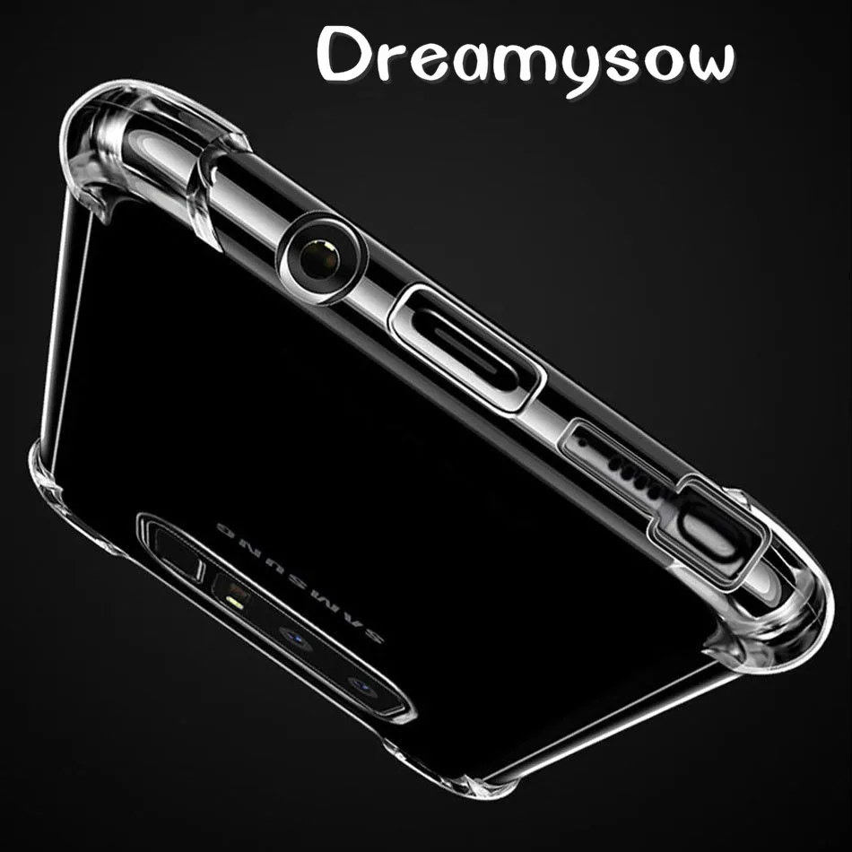 

Transparent TPU Cover Case For Samsung Galaxy M10 M20 A50 A30 A8 A6 J4 J6 Plus J8 A7 A9 2018 J2 Core S10 Lite S10 Plus A6S A8S