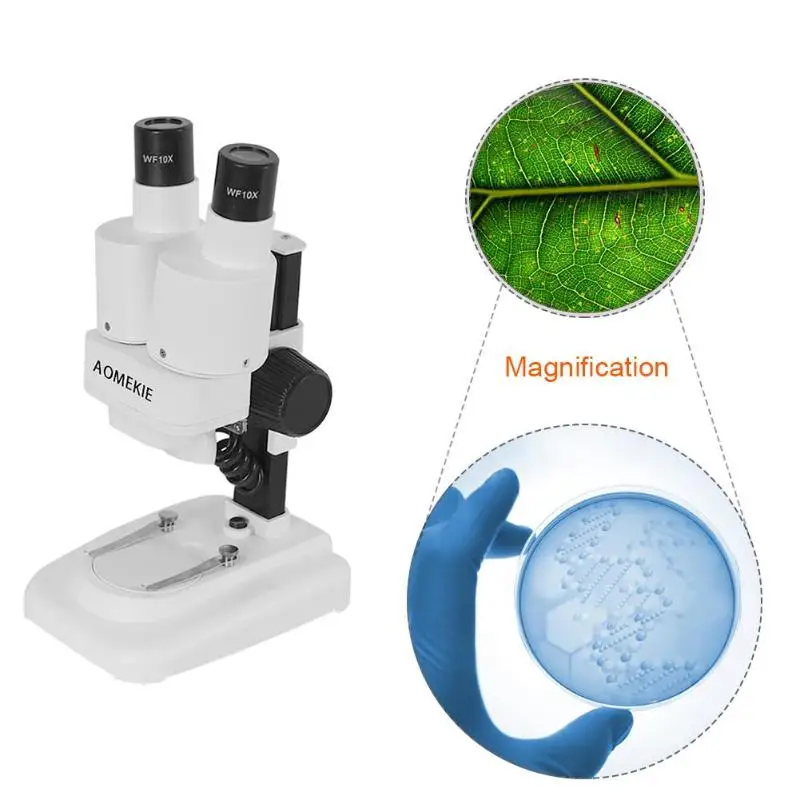 Бинокулярный стерео микроскоп 20X/40X выше светодиодный светильник PCB инструмент для припоя 2X линзы для ремонта мобильного телефона минеральное наблюдение Microscopio