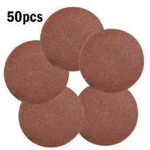 Высокое качество 50 шт. 40 # Грит шлифовальная полировальная площадка наждачная бумага диск С колесными подушечками