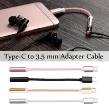 Кабель для наушников type C 3,5 Jack USB C до 3,5 мм AUX адаптер для наушников для Huawei Mate 10 P20 Pro для Xiaomi mi 6 8 6X mi x 2 2 S
