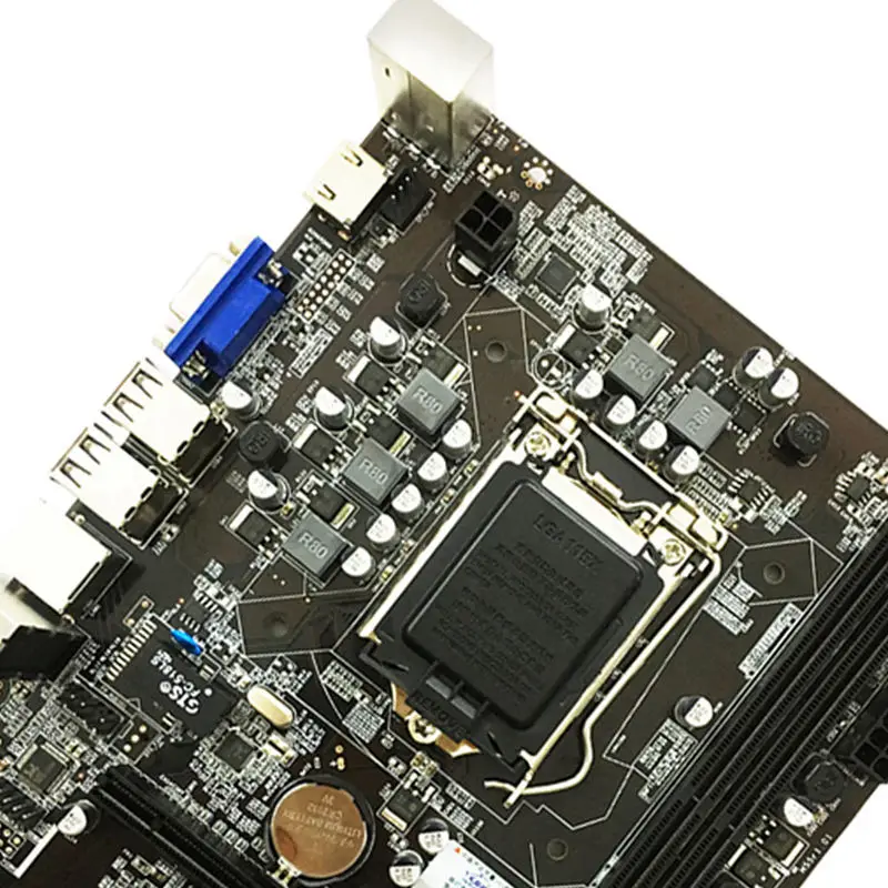 H55 материнская плата LGA1156 DDR3 16Gram Dual Sata 2 0 4xUSB PCI Express поддерживает Процессор I3 I5 I7 для
