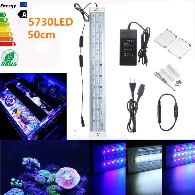 

Chihiros 30W 50CM LED Aquarium Light For 50-60CM Tank 54SMD 2200LM 5 Colors LED Aquatic Aquarium Fish Tank Lamp Coral Lamp
