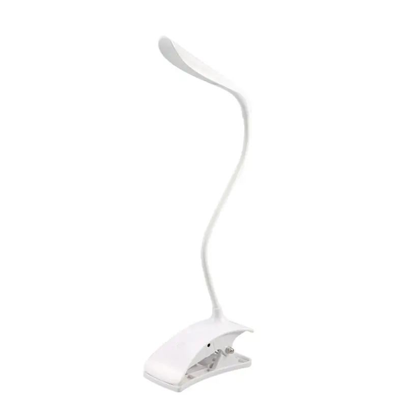 

LED Clip Reading Lights,USB Cable Powered Eye Protection Table Lamp with 360 Degrees Flexible Neck Night Light Clip on for Des