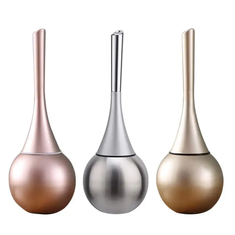 Newest Innovative Design Bathroom Toilet Brush Washroom Set With Stainless Steel Base + ABS Plastic Handle | Дом и сад