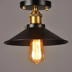 Винтаж E27 потолочные светильники держатель ретро домашнего освещения цвета черного Металлика с девятью патронами основание потолочной