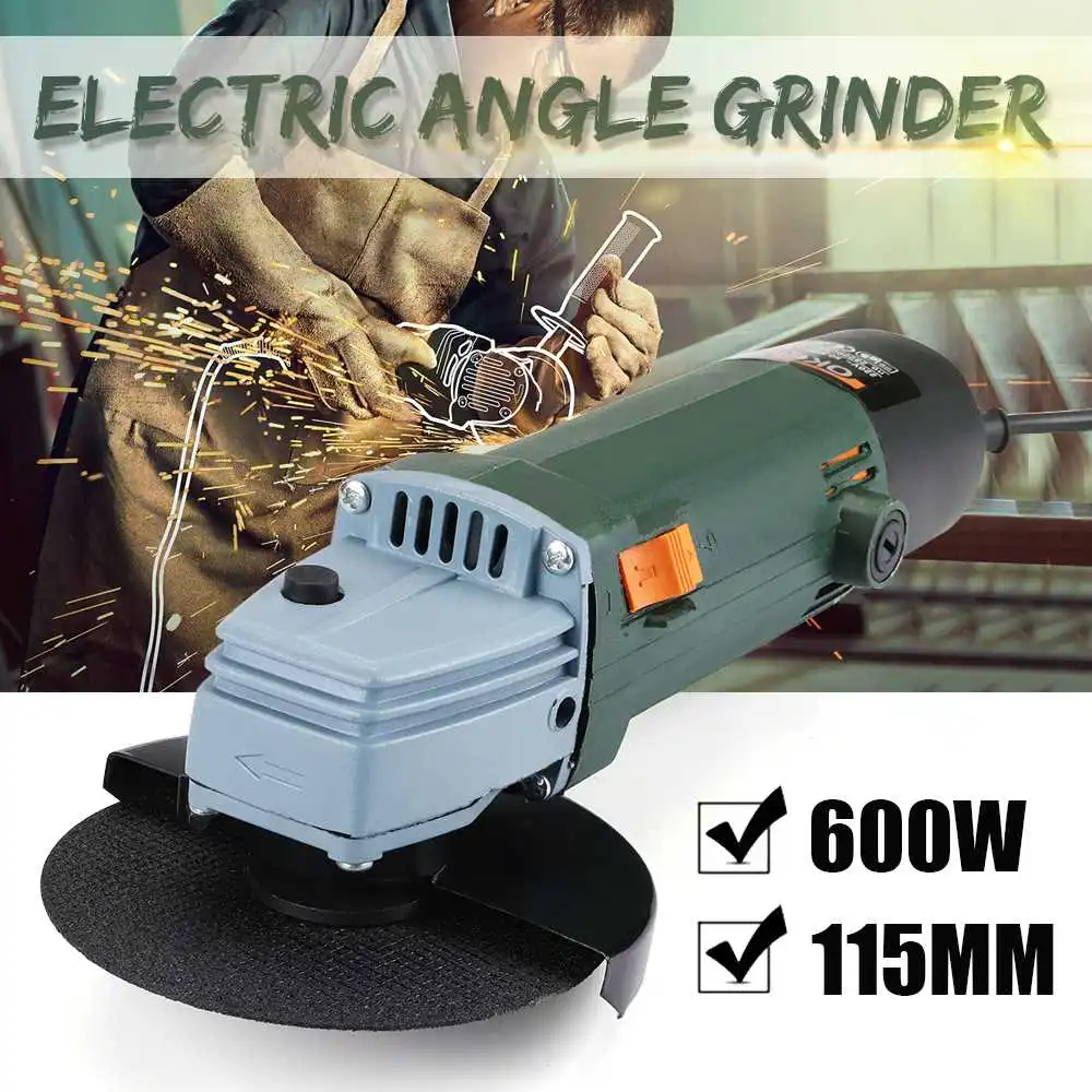 

AC220V 600W 115mm Electric Angle Grinder Sanding Cutting Grinding Machine Tool 20000r/min Grinding Machine
