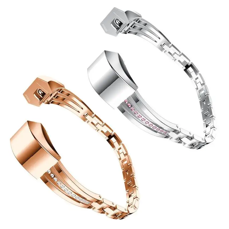 

Stainless Steel Bangle Bracelet Watch Band Wrist Strap for Fitbit Alta HR