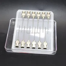 12x21 г дозирующая игла из нержавеющей стали дозирующие наконечники игл для шприца 0,51 мм Клей шприц иглы пайки наконечники диспенсер