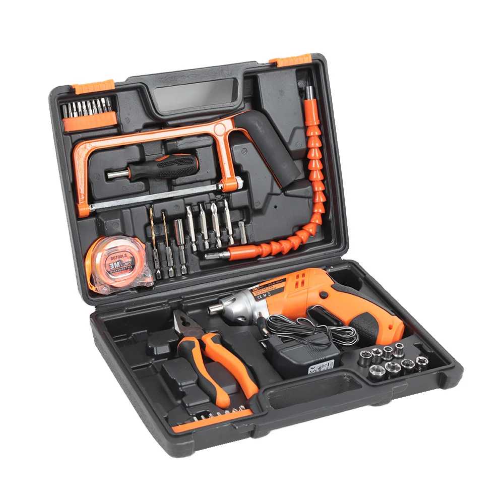 

4.8V Multifunctional Rechargeable Electric Screwdriver Set Two Use Types Professional Power Tools With LED Light Precise Tools