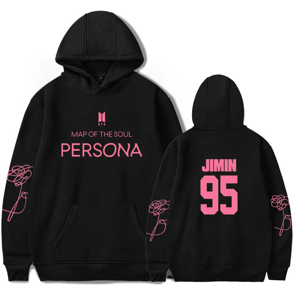 

2019 New Album Bangtan Map Of The Soul Persona Women Hoodie Sweatshirt K-pop Fans Sweatshirt Clothes Oversized Merchandise