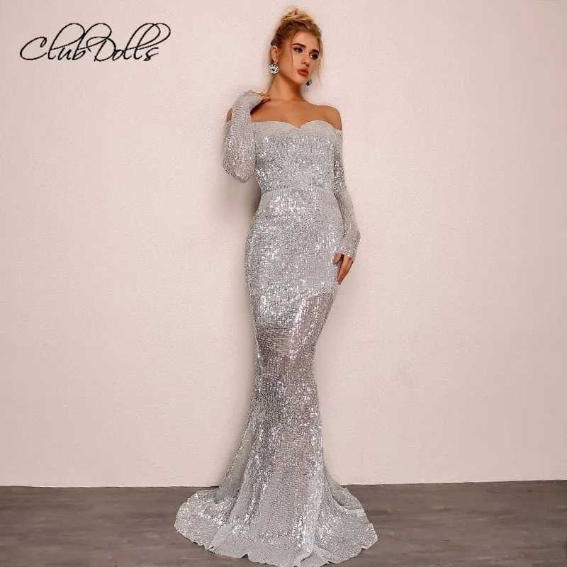 

Sexy Mermaid Long Evening Dresses 2019 Evening Gowns For Women V-Neck Robe De Soiree Party Dress Prom New