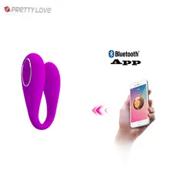 Новое милое Bluetooth приложение Беспроводное управление C Тип 12 Скоростей клитор G Spot вибратор, ремешок на вибратор секс-игрушки для женщин