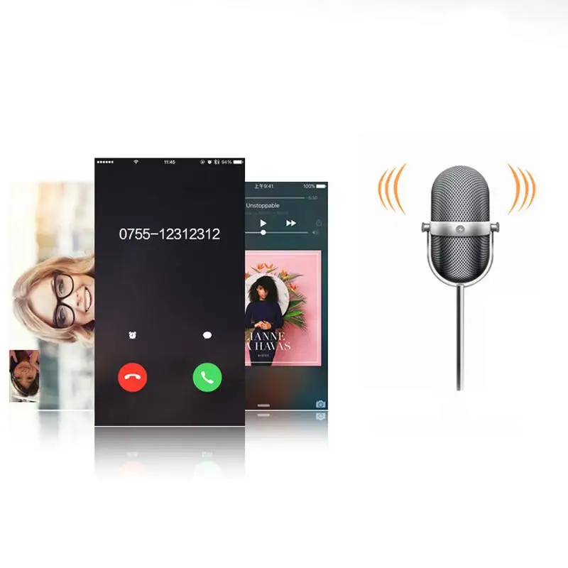 Беспроводной Bluetooth динамик в форме капсулы мини маленький стерео Открытый