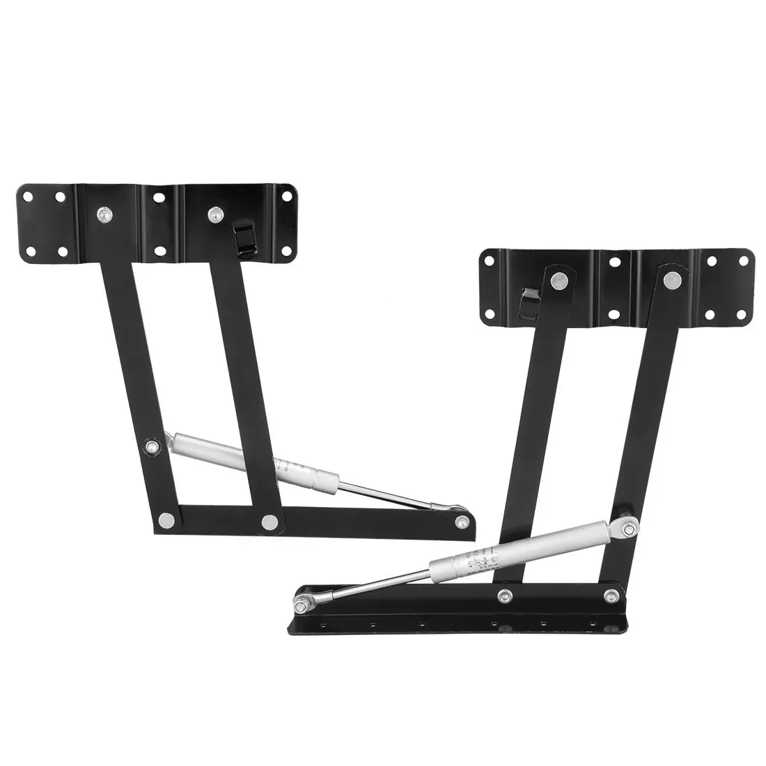 Promotion! 1pair 14cm Lifting Height Lift Up Coffee Table Desk Furniture Gas Hydraulic Hinge black