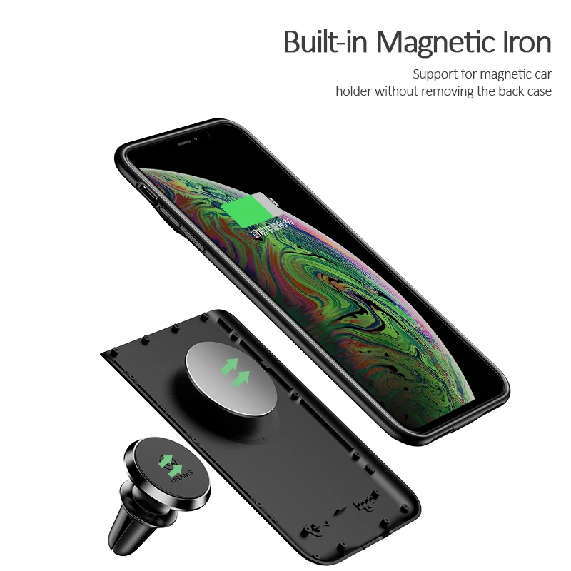 Чехол для аккумулятора Iphone X Xr Xs Max 4000 мАч Внешнее зарядное устройство чехол