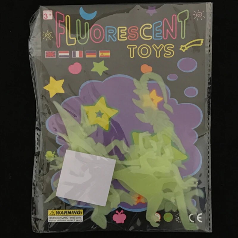 9Pcs Dinosaur Shaped Night Fluorescent Luminous Wall Room PVC Sticker Kid Glow in the Dark Toys 9Pcs Dinosaur Shaped Night Fluorescent Luminous Wall Room PVC Sticker Kid Glow in the Dark Toys