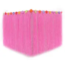 IALJ Топ настольная юбка Гавайская Луау Цветок Трава Сад Свадебная вечеринка пляжный Декор розовый