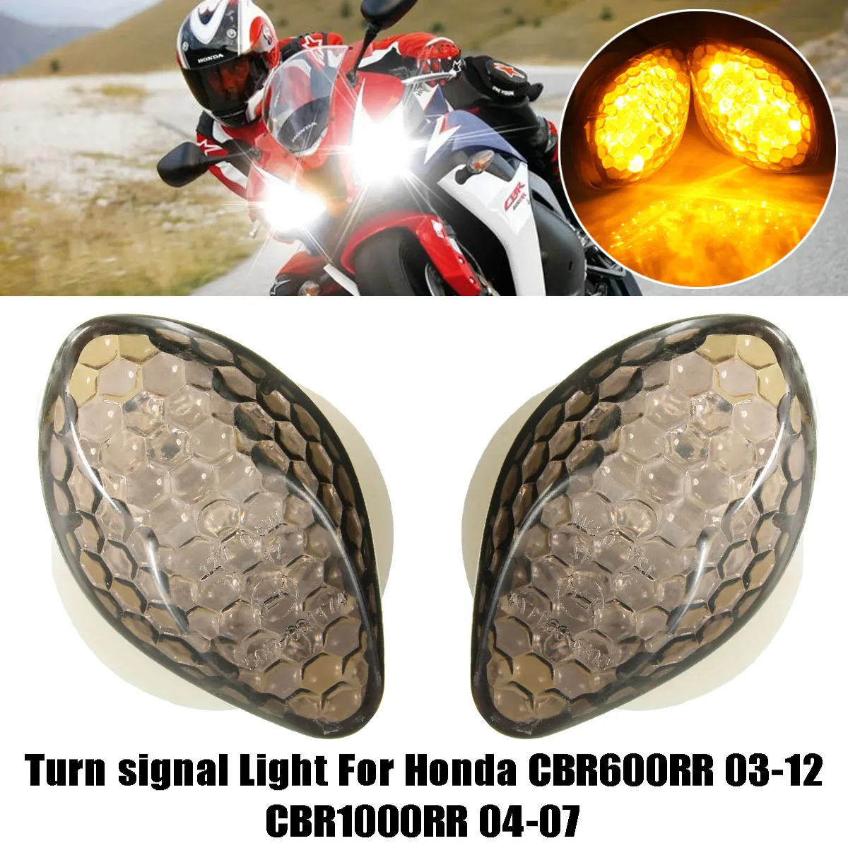 Светодиодный индикатор поворота передний или задний 12 В 5 4 Вт для Honda CBR600RR 03 CBR1000RR