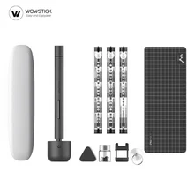 XIAOMI Wowstick Мини Электрическая отвертка перезаряжаемая Беспроводная шуруповерт комплект со светодиодной подсветкой литиевая батарея