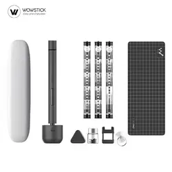 XIAOMI Wowstick мини шуруповёрты перезаряжаемые беспроводные мощность Набор отверток со светодиодный подсветкой литиевая батарея