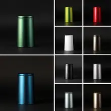 Жестяная чайная банка металлическая герметичная железная коробка сплошной цвет коническая форма банка для хранения кухни алюминиевая коробка