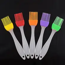 С силиконовым напылением кисточка для выпечки кисти для красок торт хлеб кондитерский крем Кондитерские инструменты кухня Детская безопасность кисточка для барбекю 17*3,2 см случайный цвет