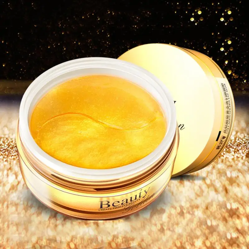 Harga Emas 24 K Masker Kolagen Patch untuk Masker Mata Anti Bengkak Lingkaran Hitam Hidrogel Patch Di Bawah Mata Tas Penghapusan Korea penutup Mata