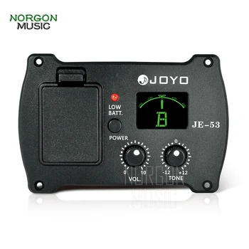 

JOYO JE-53 Guitar Preamp EQ & Tuner Folk Classical and Acoustic Equalizer Volume Tone Controls Piezo pickup Parts and Accessory