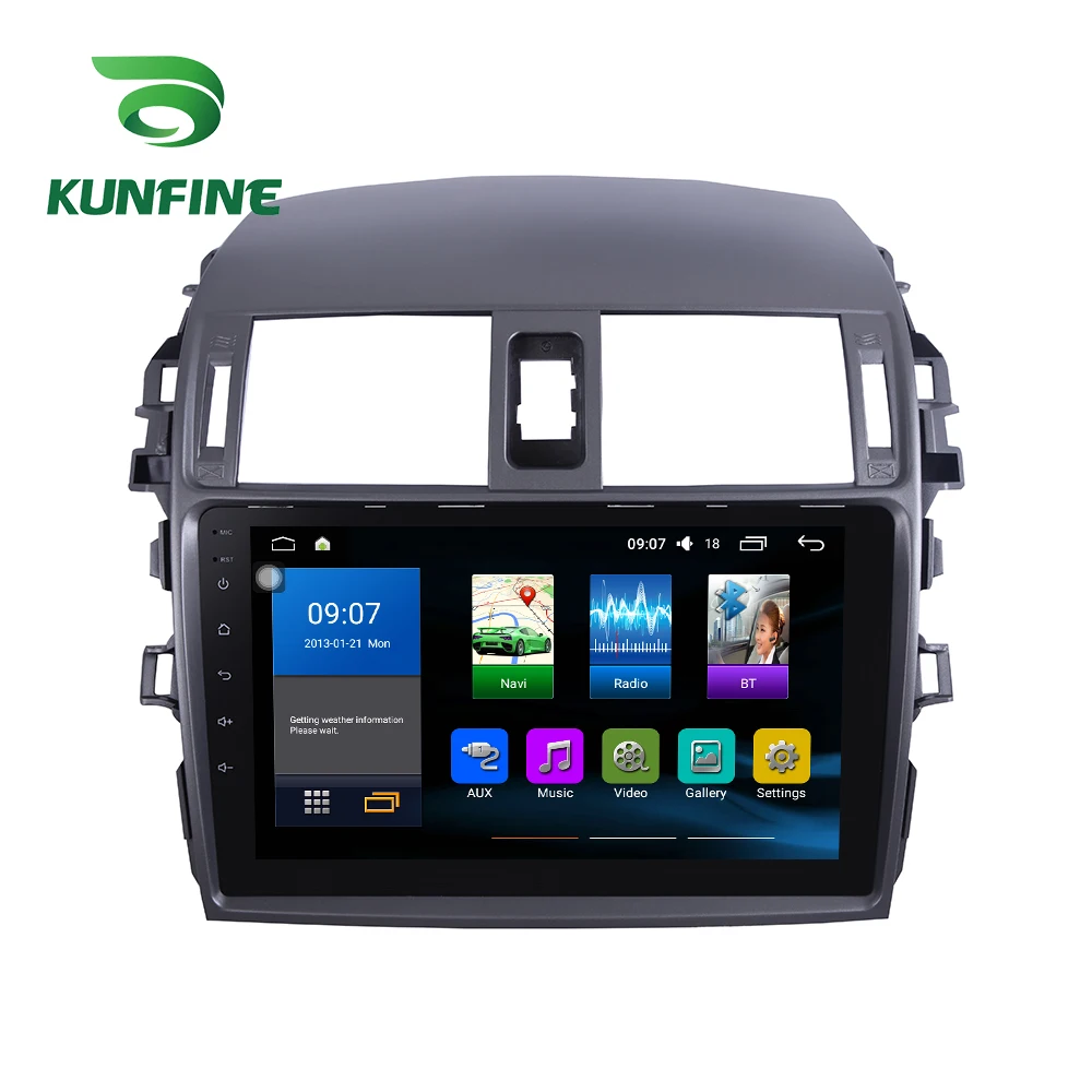 Восьмиядерный 1024*600 Android 8 1 автомобильный DVD GPS навигационный плеер Deckless стерео для