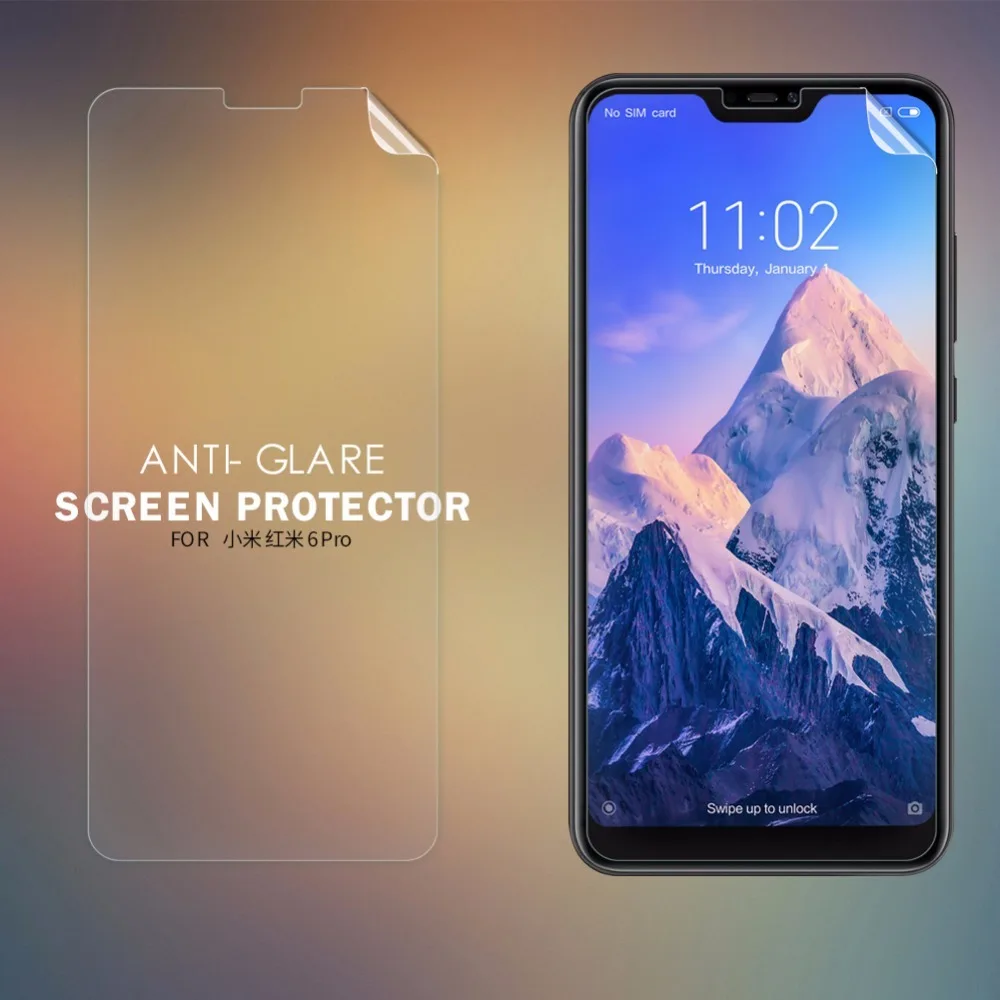 Защитная пленка NILLKIN для Xiaomi Mi A2 Lite суперпрозрачная/матовая мягкая защитная