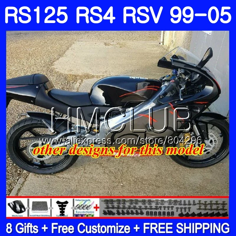 RS4 для Aprilia RS 125 99 00 01 02 03 04 05 122HM. 21 RSV125R RS-125 RSV125 R белый золотой 1999 2000 2001 2002 2003 2005 обтекатели