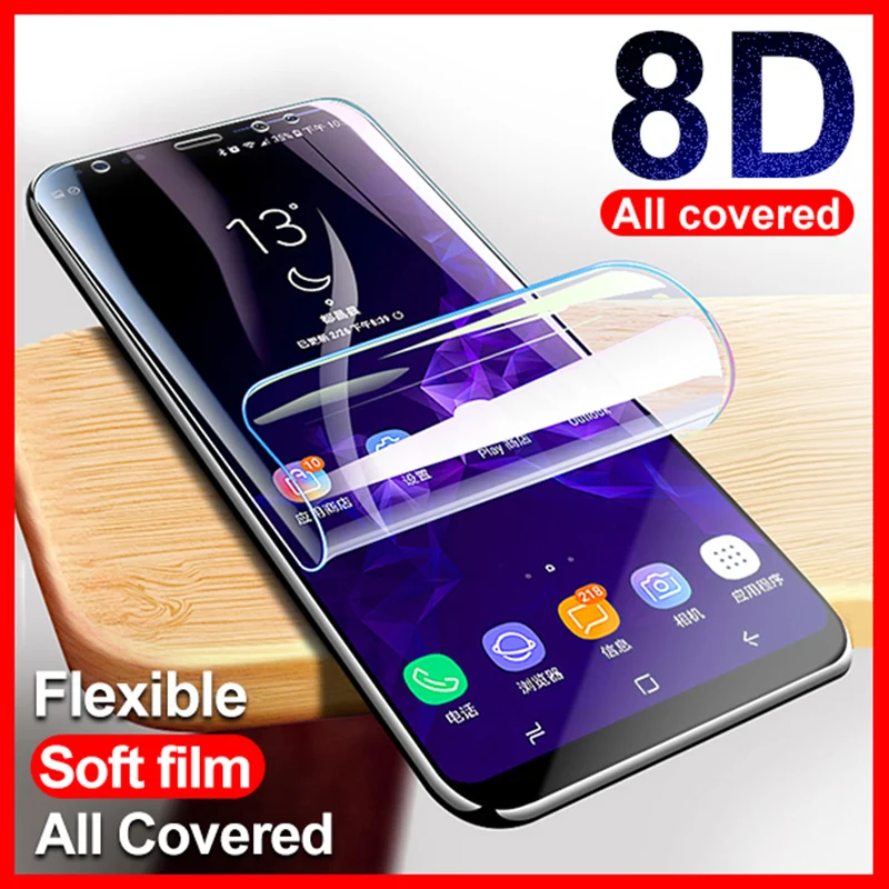 

Protective Film For Samsung Galaxy Note 8 S8 S9 Plus Soft Full Curved Hydrogel Screen Protector Film For Samsung S6 S7 edge Plus