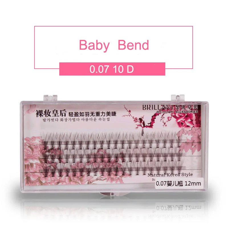 Японская линия Baby Bend Premade Fan Nature Толстая имитация Фонд ничего не прослеживает