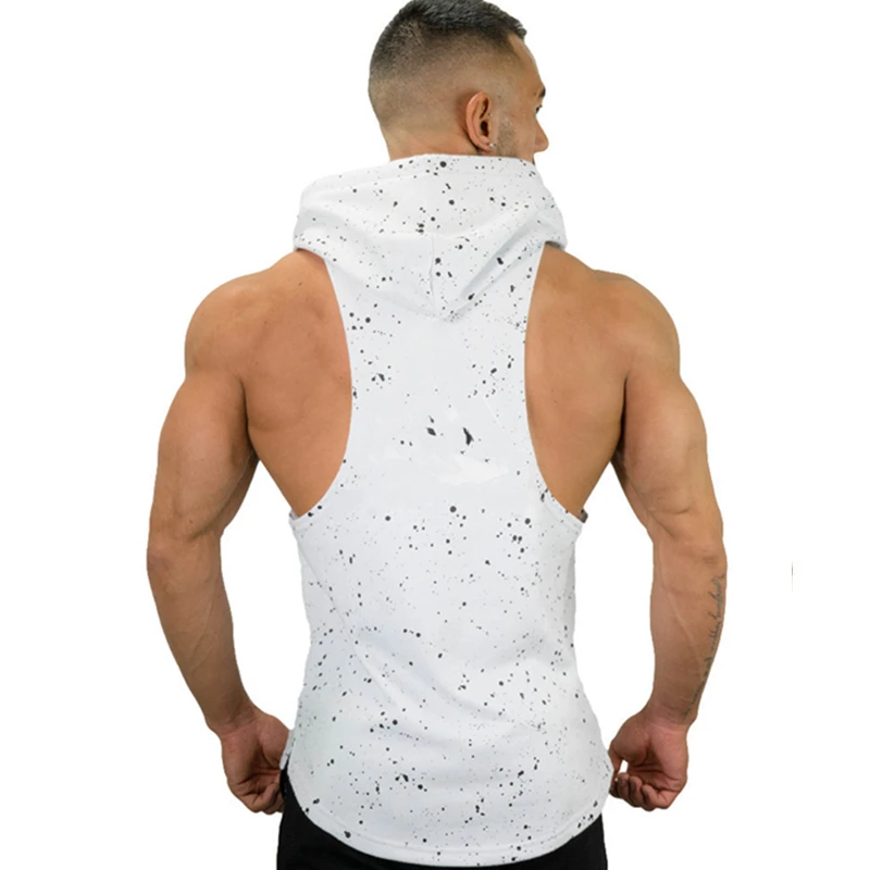 2019 hot Men Bodybuilding Tank Tops Gyms Fitness Workout Sleeveless Hoodies Man Casual Camouflage Hooded Vest Male Camo Clothing 2019 hot Men Bodybuilding Tank Tops Gyms Fitness Workout Sleeveless Hoodies Man Casual Camouflage Hooded Vest Male Camo Clothing