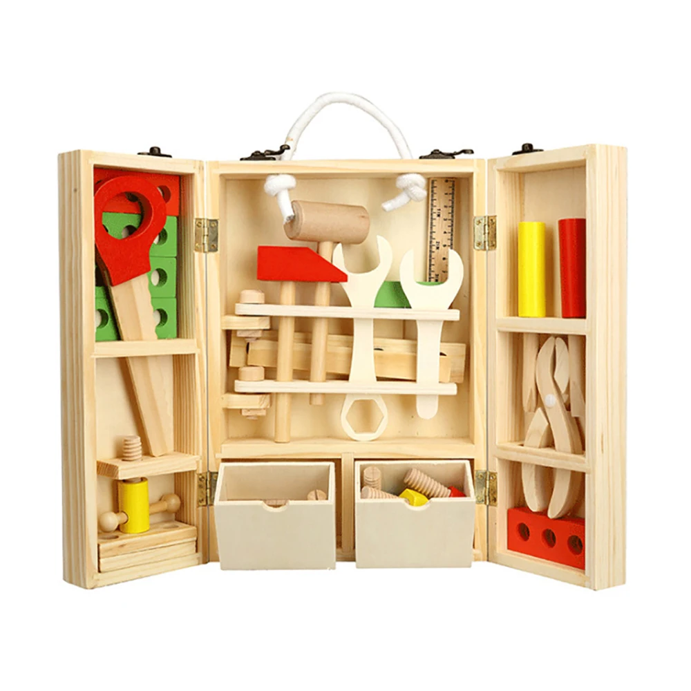 Construction Tools Building Blocks Assembly Toy Set