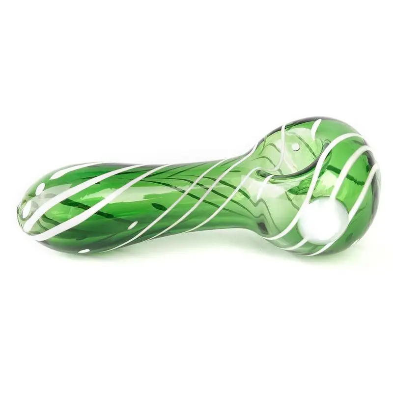 

High Borosilicate Herb Tobacco Pipe Unique Glass Smoking Pipes Cigarette Holder Filter For Men Universal Smoke Accessories