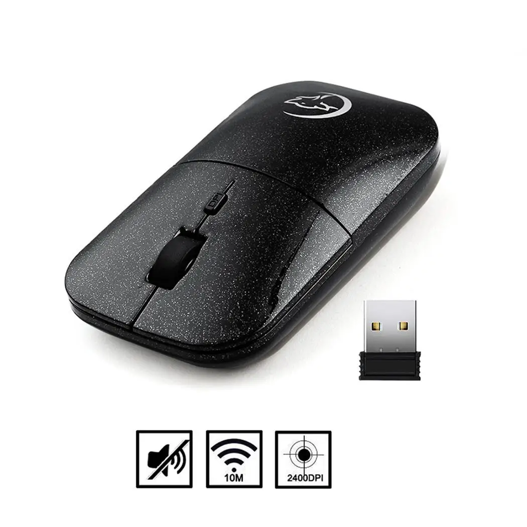 2.4GHz Wireless Portable Mouse Ergonomic Optical for Casual Desktop, Laptop, For Video Game Laptop Computer