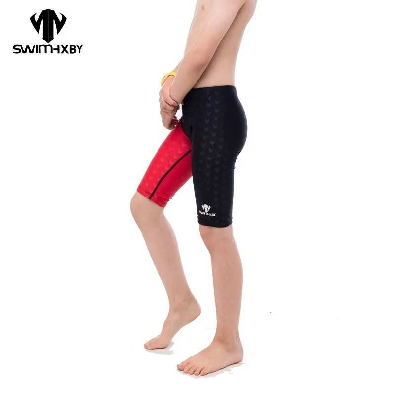 NEW HXBY MEN/'S BOY/'S RACING COMPETITION TRAINING JAMMER SWIMMING TRUNKS ALL SIZE