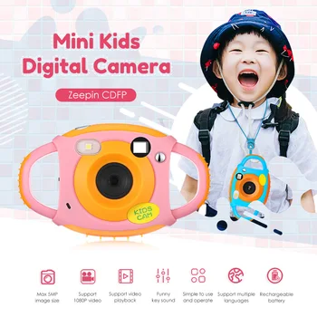 

Multi-Function Design Children Creative Camera 1.77 Inch WiFi 5MP Kids Mini Digital Camera For Children Boy Girls Birthday Gifts