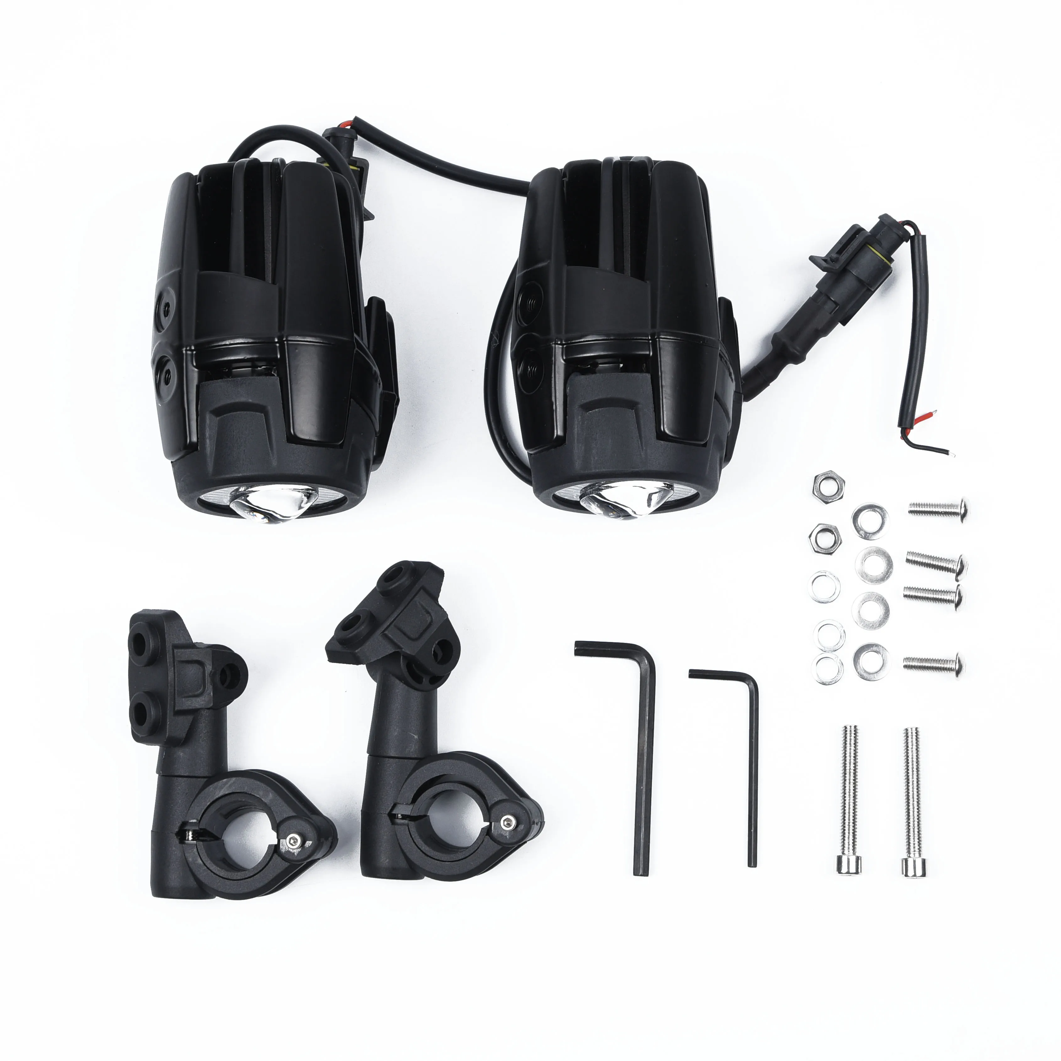 

2 x 40W 4LED Motorcycle LED Auxiliary Fog Light Driving Lamp For BMW R1200GS F800GS 700 KTM Motocycle Fog Lights
