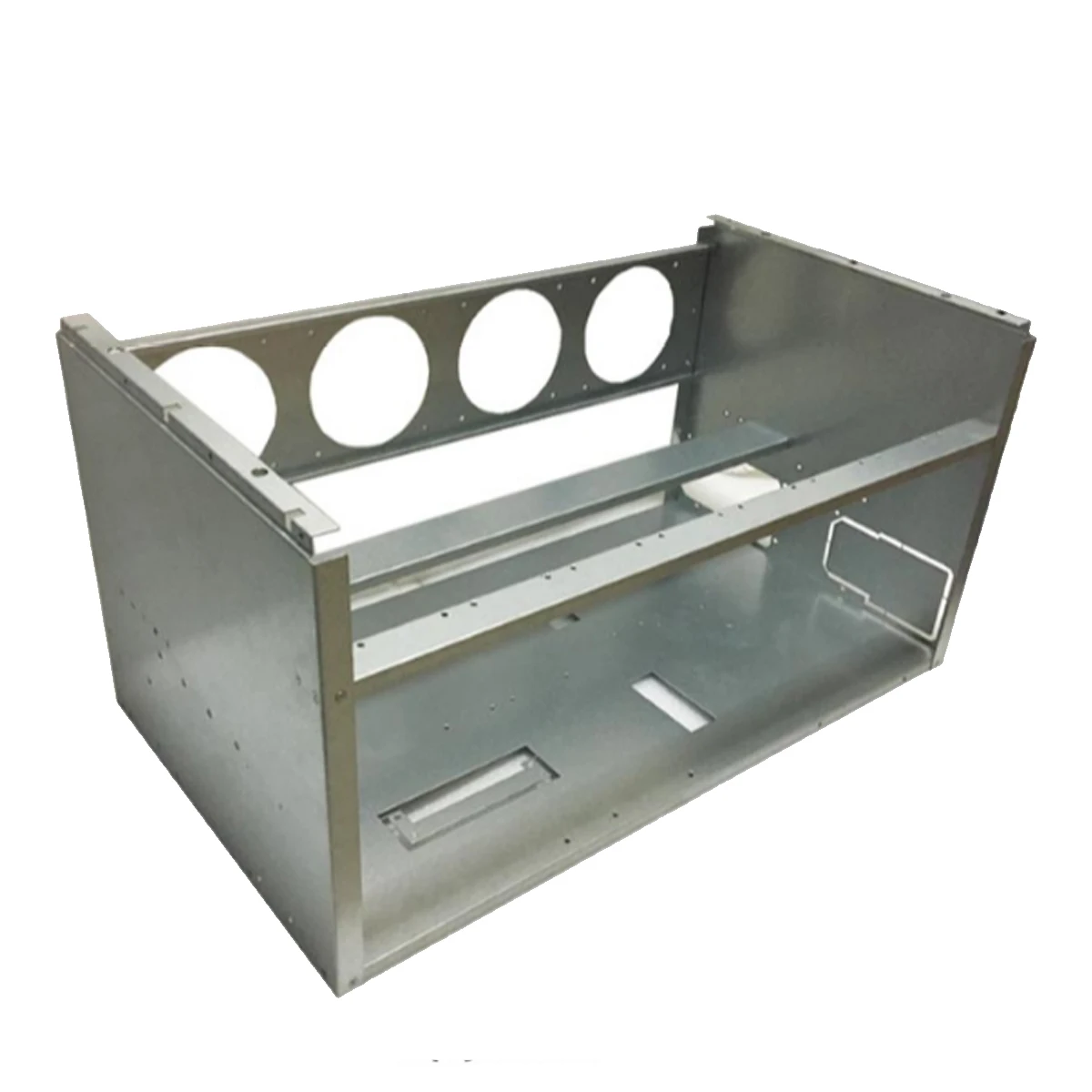 DIY 63cm*36cm*33cm For 4 Fans 6-8 GPU Crypto-currency Stackable Open Air Mining Rig Frame Miner Case ETC BTH Steel