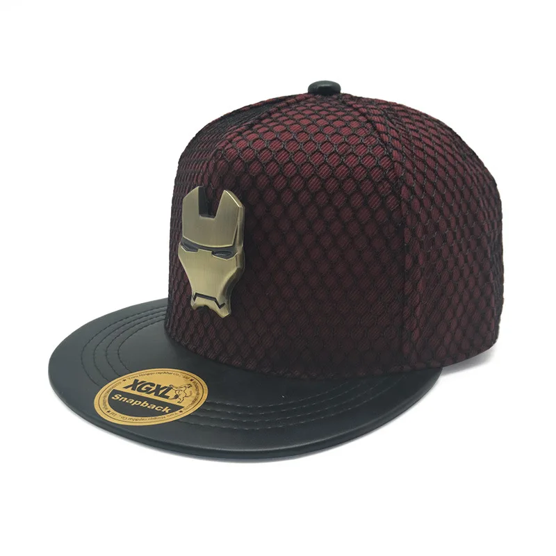 

New Pattern Net Baseball Hats European Steel Hip Hop Hat Lovers Sunshade Mesh Baseball Hat Foreign Trade Cross Border