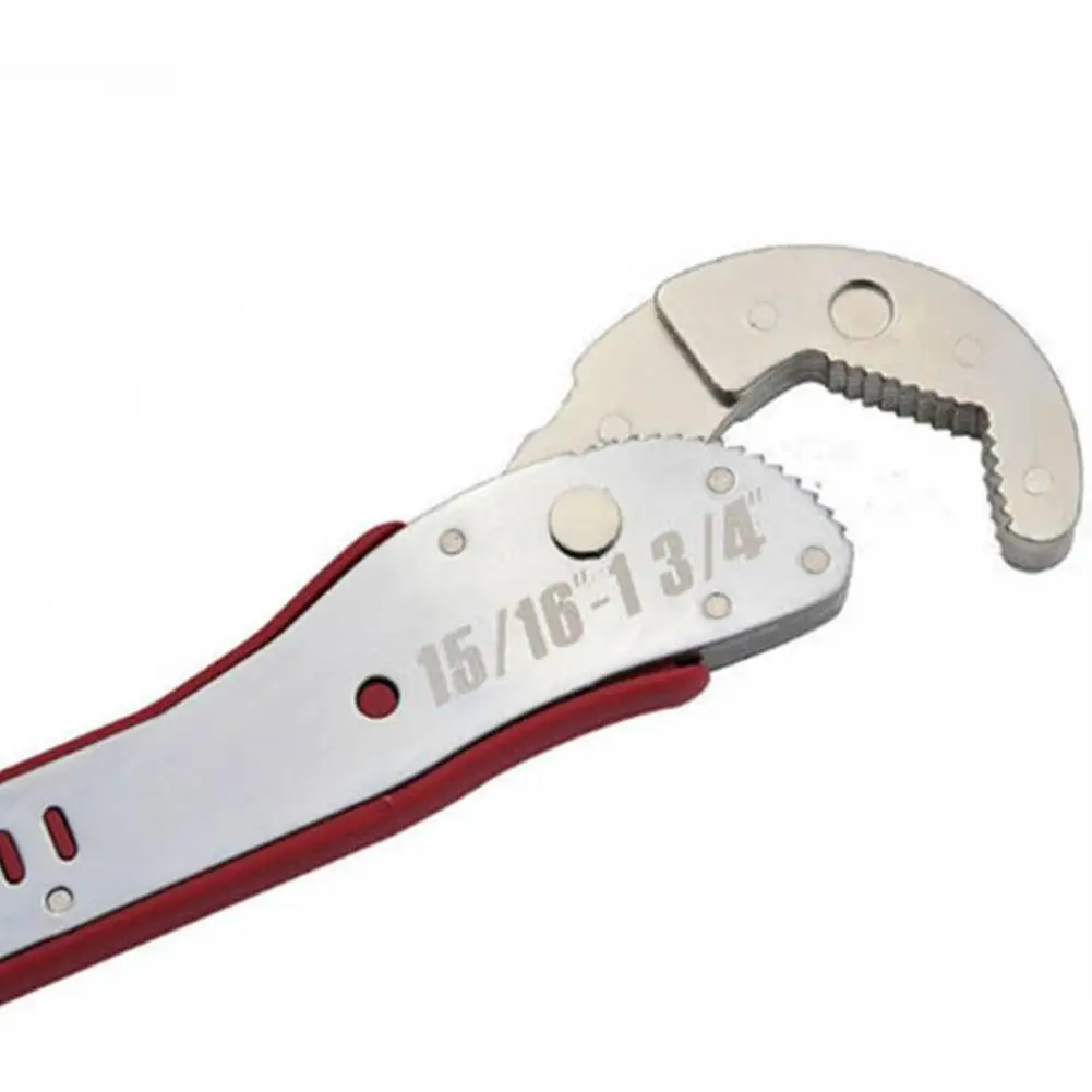 9-45mm Adjustable Magic Wrench Multi-function Universal Spanner Tool Sliver Color 29.5*4.3*4.8CM