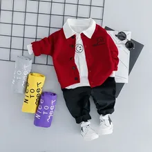 2019 New Spring Autumn Baby Boys Girl Clothing Clothes Coat T Shirt Pants 3Pcs/set Kids Tracksuits Infant Suits Children Costume 2019 New Spring Autumn Baby Boys Girl Clothing Clothes Coat T Shirt Pants 3Pcs/set Kids Tracksuits Infant Suits Children Costume