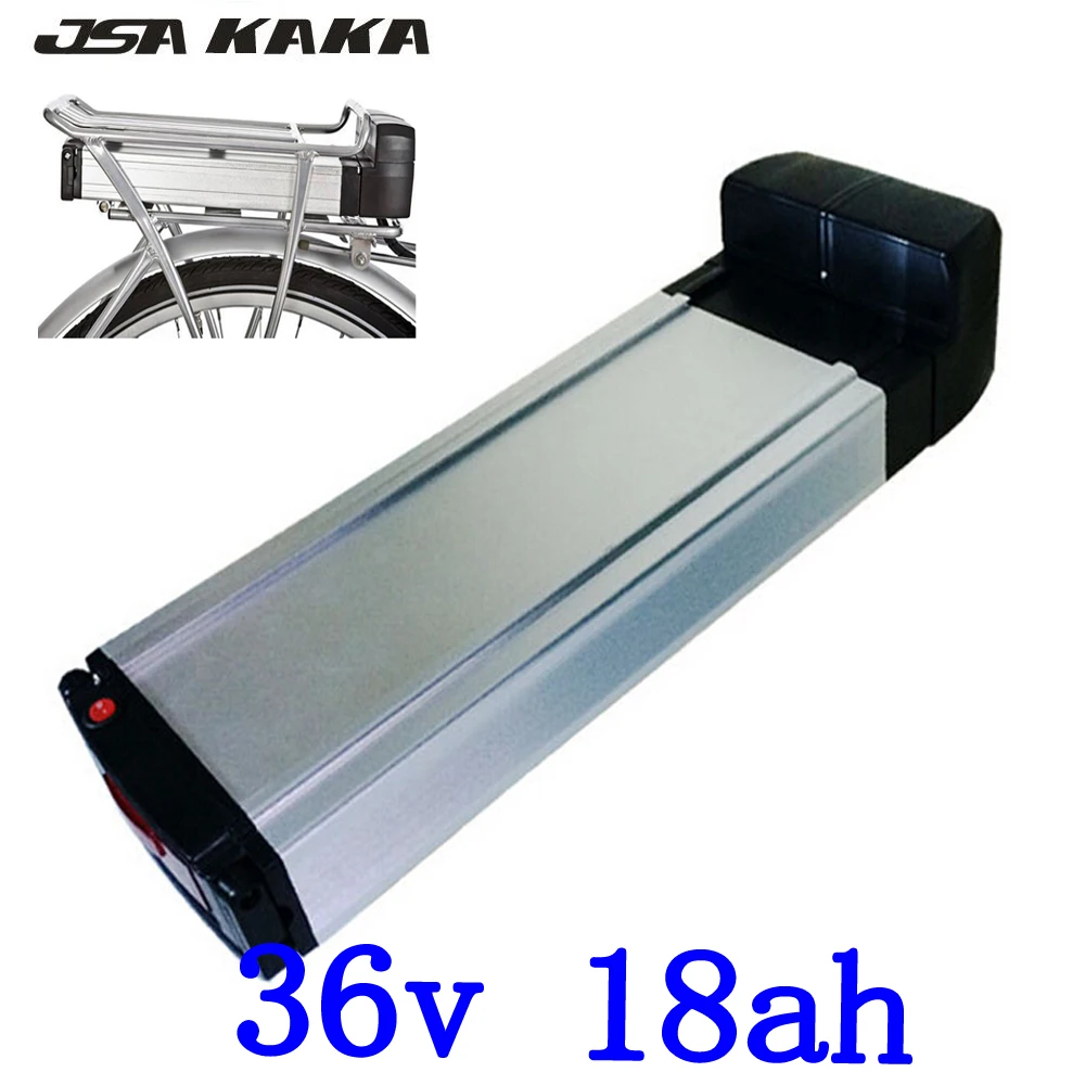 Special Offer of  36V 1000W 500W 350W ebike battery 36V 18AH rear rack lithium ion battery 36V electric bicycle batte