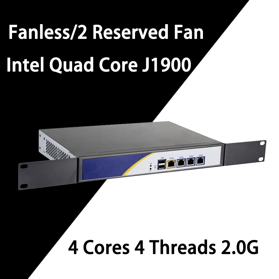 

Firewall Mikrotik Pfsense VPN Network Security Appliance Router PC Intel Quad Core J1900,[HUNSN RS17],(4LAN/LAN/2USB/1VGA)